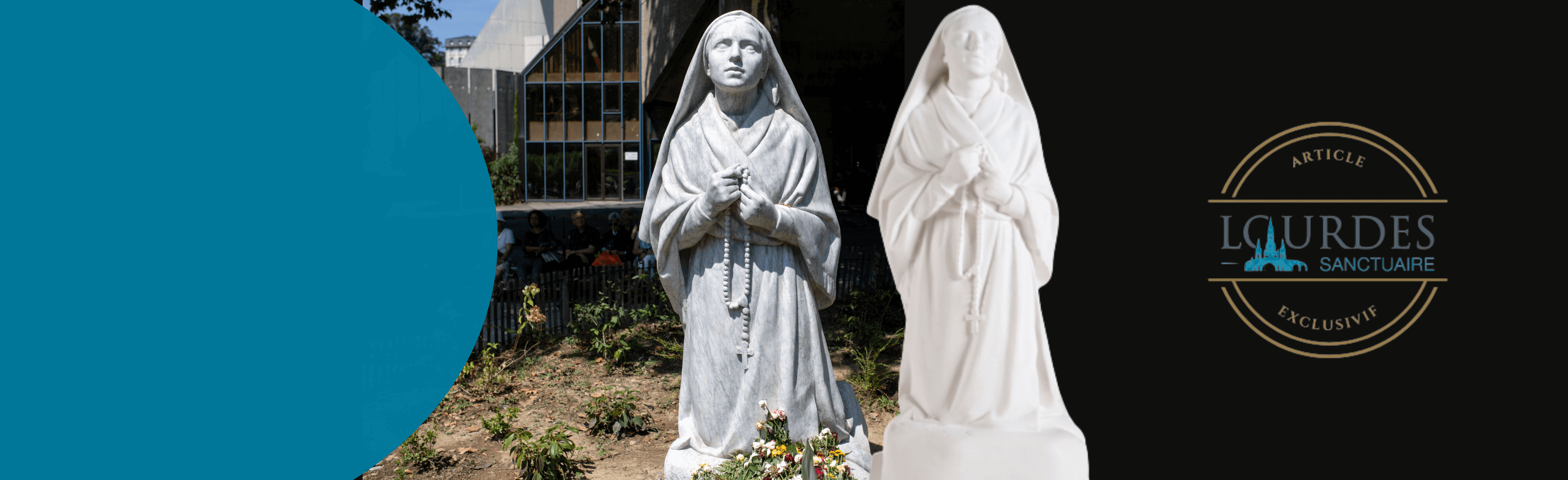 Statue "Bernadette en extase"